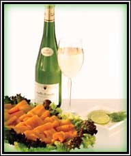 muscadet wine and salmon