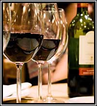 tasting wine