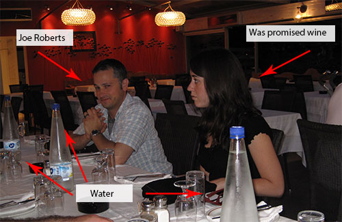 joe_roberts_and_tammy Joe Roberts drinks more water