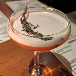 Lost in Thyme Rye Whiskey Cocktail