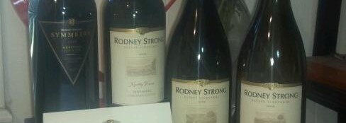 Rodney Strong Chardonnay, Pinot Noir, Zinfandel and Symmetry Meritage